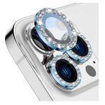Buff iPhone 14 Pro / 14 Pro Max Diamond Lens Koruyucu Mavi