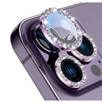 Buff iPhone 14 Pro / 14 Pro Max Diamond Lens Koruyucu Pembe
