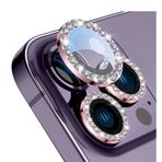 Buff Iphone 14 Pro / 14 Pro Max Diamond Lens Koruyucu Roze Altın