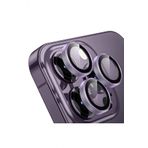 Buff iPhone 14 Pro Max / 14 Pro Purple Kamera Metal Lens Koruyucu