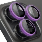 Buff iPhone 14 Pro Max / 14 Pro Purple Neon Metal Lens Koruyucu