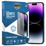 Buff iphone 14 Pro Max 5D Matte Şeffaf Ekran Koruyucu