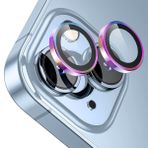Buff iPhone 15 / 15 Plus Colorful Kamera Metal Lens Koruyucu