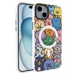 Buff iPhone 15 Mag Kit Happy Monster Desenli Kılıf