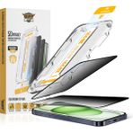Buff iPhone 15 Plus 5d Privacy Easyfit Ekran Koruyucu - Hayalet