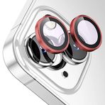 Buff iPhone 15 - Plus Kırmızı Metal Lens Koruyucusu
