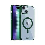 Buff iPhone 15 Plus MagSafe Slim Fit Dark Green Kılıf
