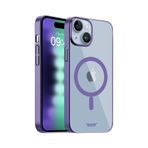 Buff iPhone 15 Plus MagSafe Slim Fit Purple Kılıf