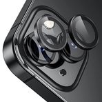 Buff iPhone 15 - Plus Siyah Metal Lens Koruyucusu