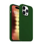 Buff iPhone 15 Pro Koyu Yeşil Rubber Fit Kılıf