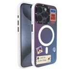 Buff iPhone 15 Pro Mag Kit Travel Desenli Kılıf