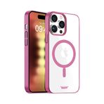 Buff iPhone 15 Pro MagSafe Slim Fit Pink Kılıf