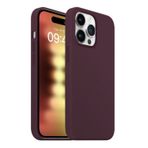 Buff İphone 15 Pro Rubber Fit Bordo Kılıf