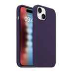 Buff İphone 15 Rubber Fit Mor Kılıf