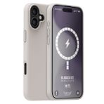 Buff iPhone 16 Plus MagSafe Rubber Fit Silikon Taş Grisi Kılıf