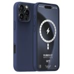 Buff iPhone 16 Pro MagSafe Rubber Fit Silikon Fırtına Mavisi Kılıf