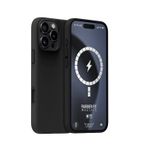 Buff iPhone 16 Pro Magsafe Rubber Fit Silikon Siyah Kılıf