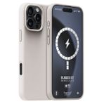 Buff iPhone 16 Pro MagSafe Rubber Fit Silikon Taş Grisi Kılıf
