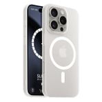 Buff iPhone 16 Pro MagSafe Slimfy Beyaz Kılıf