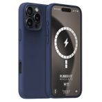 Buff iPhone 16 Pro Max MagSafe Rubber Fit Silikon Fırtına Mavisi Kılıf