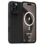 Buff iPhone 16 Pro Max Magsafe Rubber Fit Silikon Siyah Kılıf