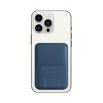 Buff Iphone Mavi Walletmag Stand Deri Cüzdan Kılıf