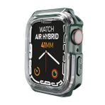 BUFF LABS Apple Watch 8/7 Uyumlu Air Hybrid Kılıf 41mm, Darbeye Dayanıklı Koruyucu Silikon Kılıf (Koyu Yeşil)