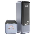 BUFF LABS BP16 145W Dijital Ekranlı 27000 mAh Powerbank, Laptop, Macbook, iPad Taşınabilir Hızlı Şarj Cihazı