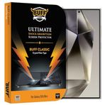 BUFF LABS, Buff Galaxy S24 Serisi Classic Darbe Emici Ekran Koruyucu Film, S24 Ultra, Şeffaf