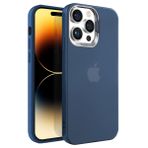 BUFF LABS Buff iPhone 14 Pro New Corner Kamera Kapaklı Standlı Kılıf Mavi, Buff Labs, Mavi