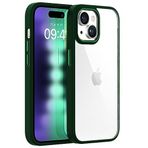 BUFF LABS Buff iPhone 15 Plus ile Uyumlu New Air Bumper Kılıf, Koruyucu Telefon Kılıfı (Yeşil)