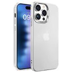 BUFF LABS Buff iPhone 15 Pro Max ile Uyumlu New Corner Kamera Kapaklı Standlı Kılıf (Şeffaf)