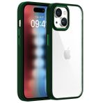 BUFF LABS iPhone 15 ile Uyumlu New Air Bumper Kılıf, Koruyucu Telefon Kılıfı (Koyu Yeşil)