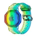 Buff TagSafe Rainbow Çocuk Bileklik Silikon AirTag Uyumlu Kılıf Saat Hafif