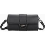 Buffalo Clutch Curve Night Baguette Çanta, Siyah