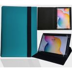 Buffay General Mobile E Tab 4 10.1" Tablet Uyumlu Standlı Kapaklı Tablet Kılıfı - Turkuaz