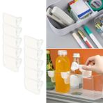Buffer® 10'luşeffaf Buzdolabı Yan Kapı Düzenleyici Buzdolabı Dolap Içi Bölümleyici Aparatlar