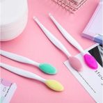Buffer 2 Adet Peeling Etkili Gözenek Siyah Nokta Temizleyici Akne Giderici Çift Dudak Burun Fırçası