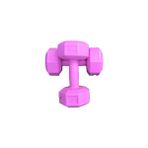 Buffer 2 kg Dambıl Seti Ağırlık Seti 2 kg 2 Adet ( Pembe )