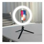 Buffer 8 inç 20 cm Youtube Instagram Tiktok Selfie Stüdyo Video Fotoğraf Ring Light Tripod Led Halka Işık
