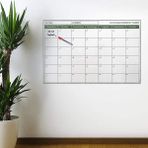 Buffer 85x56 cm Manyetik Yapışkanlı Bir Aylık Program Planlayıcı Takvim