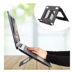 Buffer AR09YT3953 Ayarlanabilir Metal Dizüstü Destek Tabanı Katlanabilir Taşınabilir Laptop Sehpası Standı