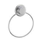 Buffer Arkası Yapışkanlı Yuvarlak Metal Havluluk Askısı Aparatı