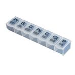 Buffer BB05YT1102 Haftalık Günlük İlaç Saklama Kutusu 7 Günlük İlaç Saklama Kabı