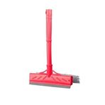 BUFFER® Çok Amaçlı 22 Cm Fırçalı Silikonlu Cam Temizlik Paspası Araba ve Ev Camları İçin Silecekli Fırça