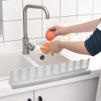 Buffer D14YT1289 Vantuzlu Kauçuk Sıvı Su Sızdırmaz İzolasyon Mutfak Banyo Duş Bariyeri Lavabo Kenar Tutucu