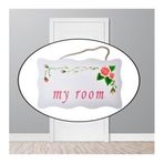 Buffer Decotown My Room Benim Odam Dekoratif Çiçek Desenli Kapı Askısı