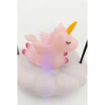 Buffer Işık Altında Sallanan Renk Değiştiren Unicornlu Gece Lambası