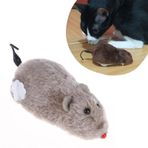 Buffer Kurmalı Tüylü Peluş Fare Yakalama İnteraktif Sevimli Eğlenceli Kedi Oyuncağı