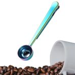 Buffer Mandallı Kahve Ölçü Kaşığı Renkli Çok Fonksiyonlu Paslanmaz Çelik Kaşık